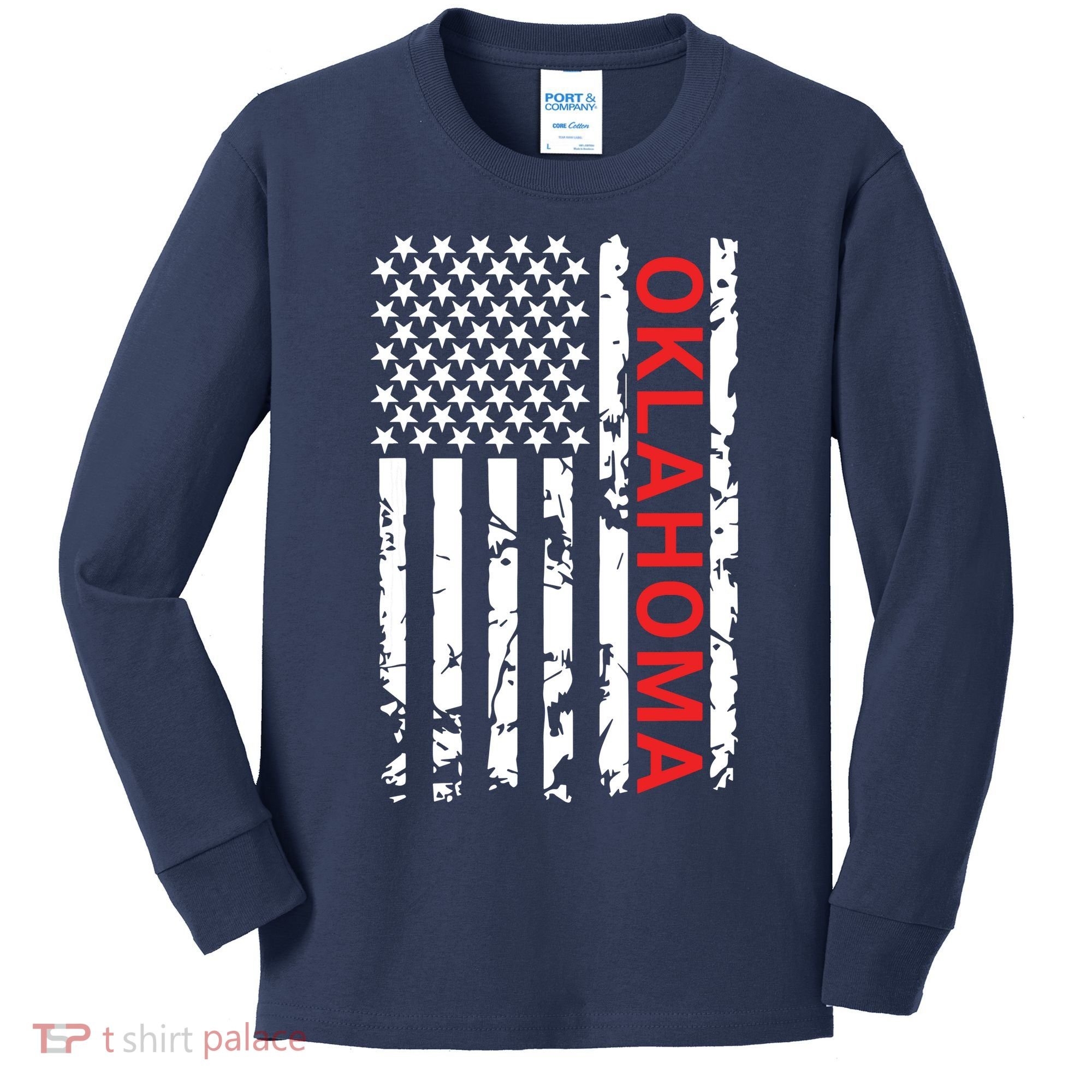 Oklahoma Gift And Women Kids Long Sleeve Shirt