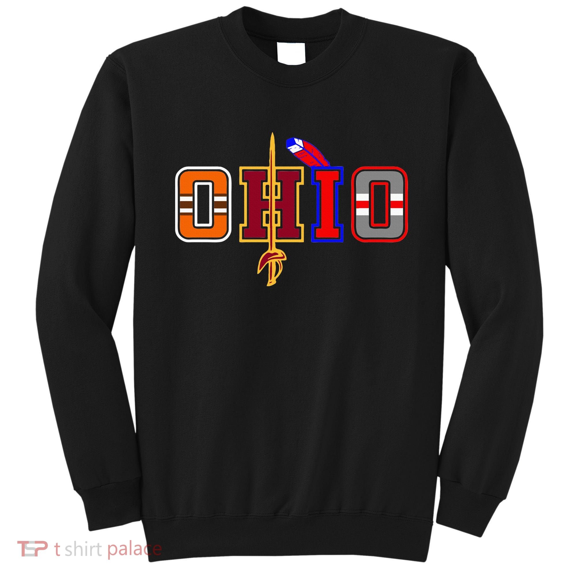 Ohio Gifts and DressedForDuty Ohio Black Small Sweatshirt