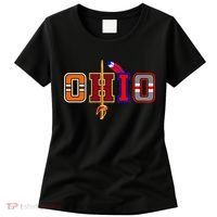 Ohio Gifts and DressedForDuty Ohio Black Small Women's T-Shirt thumb 0