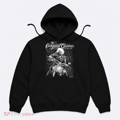 Original Genius Albert Einstein Biker Hoodie