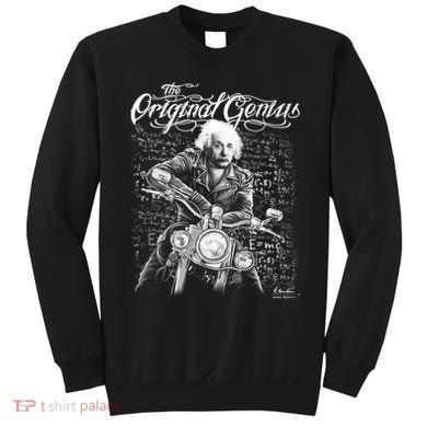 Original Genius Albert Einstein Biker Sweatshirt