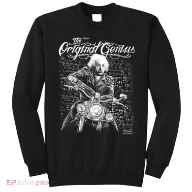Original Genius Albert Einstein Biker Sweatshirt