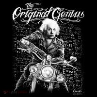 Original Genius Albert Einstein Biker Sweatshirt thumb 3