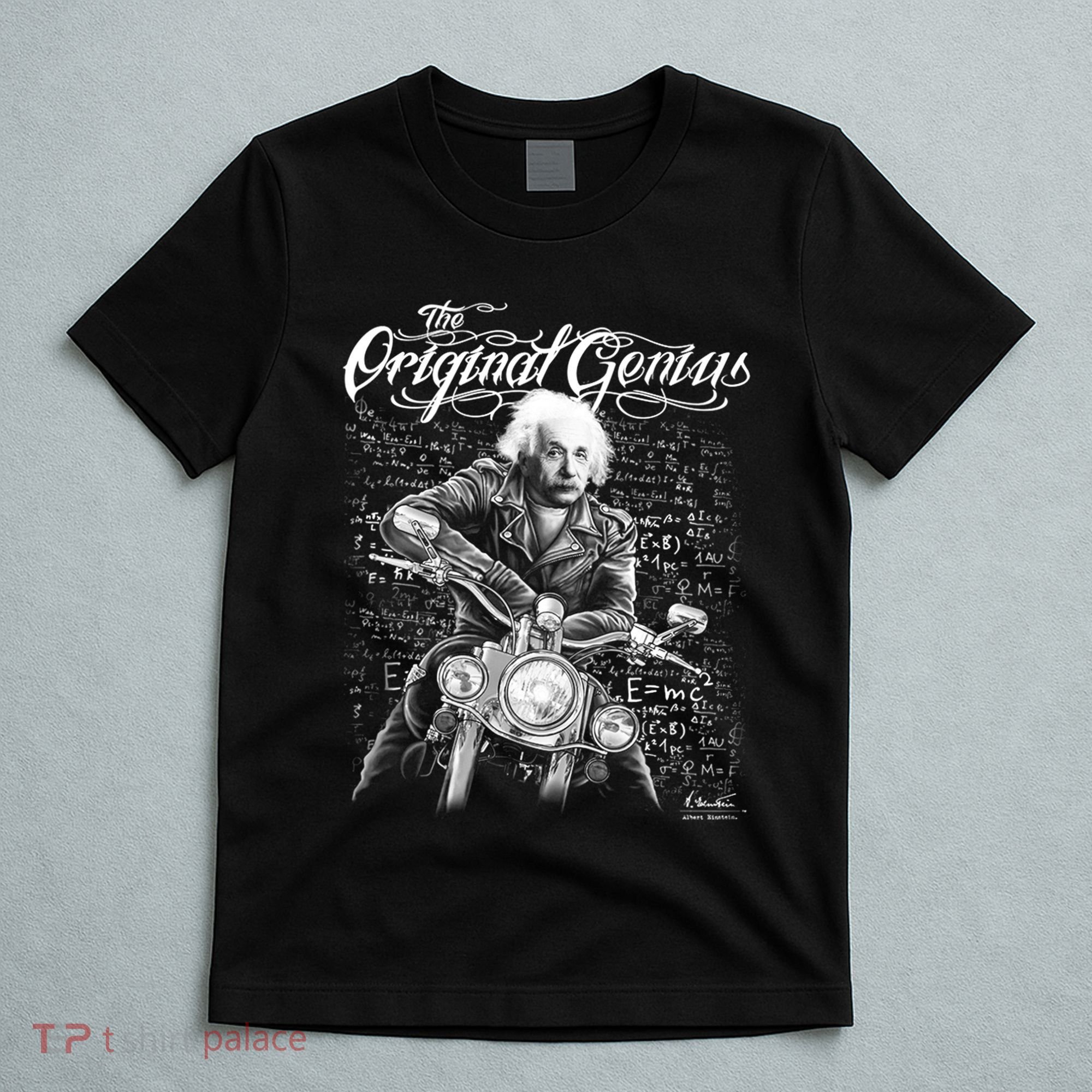 Original Genius Albert Einstein Biker T-Shirt