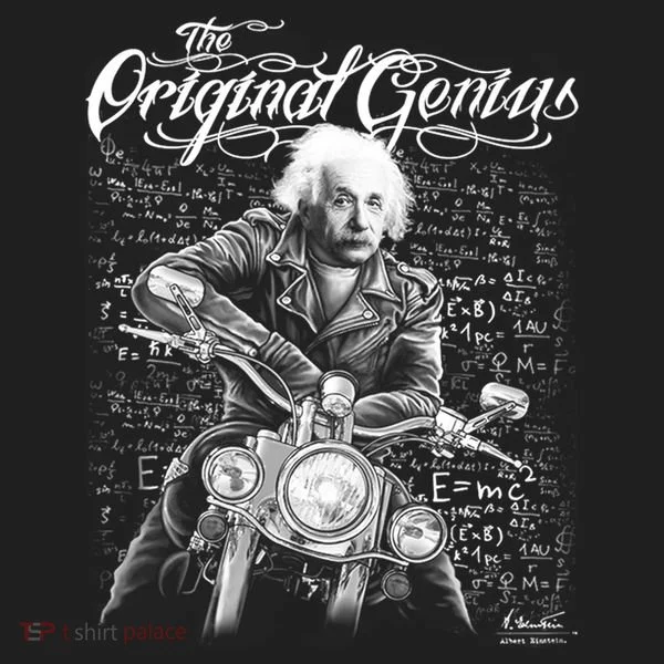 Original Genius Albert Einstein Biker Tumbler