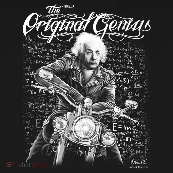 Original Genius Albert Einstein Biker Mousepad