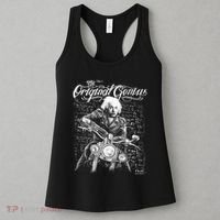 Original Genius Albert Einstein Biker Women's Tank Top thumb 3