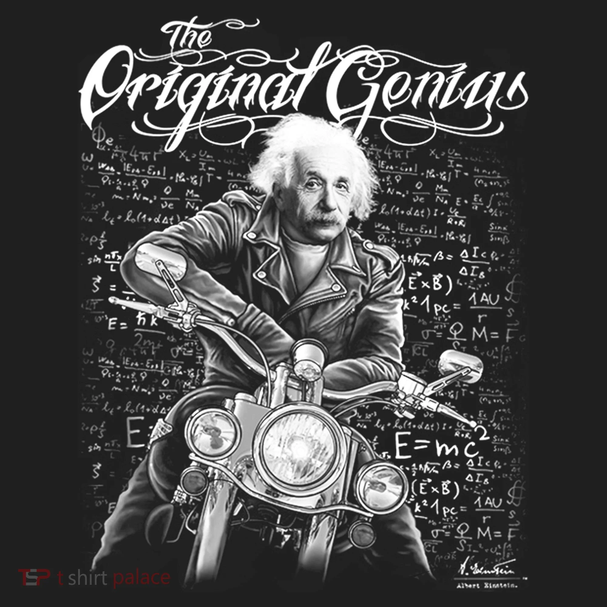 Original Genius Albert Einstein Biker Hat
