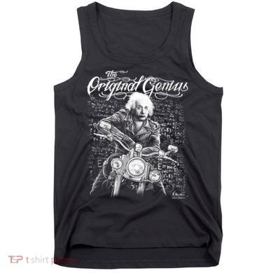 Original Genius Albert Einstein Biker Tank Top