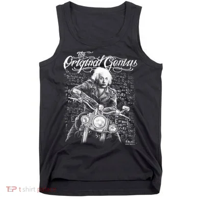 Original Genius Albert Einstein Biker Tank Top