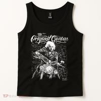 Original Genius Albert Einstein Biker Tank Top thumb 2