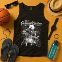 Original Genius Albert Einstein Biker Tank Top thumb 4