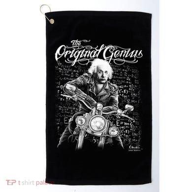 Original Genius Albert Einstein Biker Golf Towel