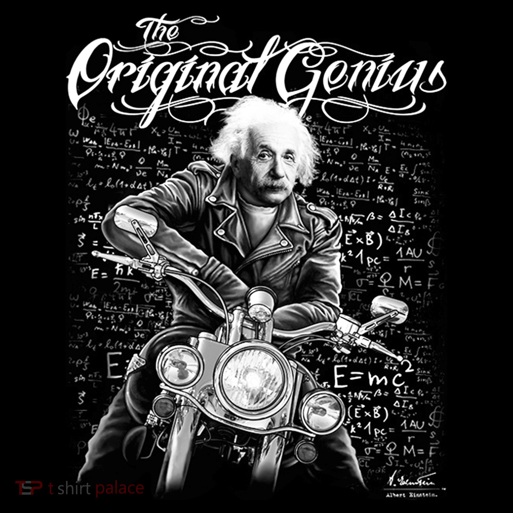 Original Genius Albert Einstein Biker Kids T-Shirt