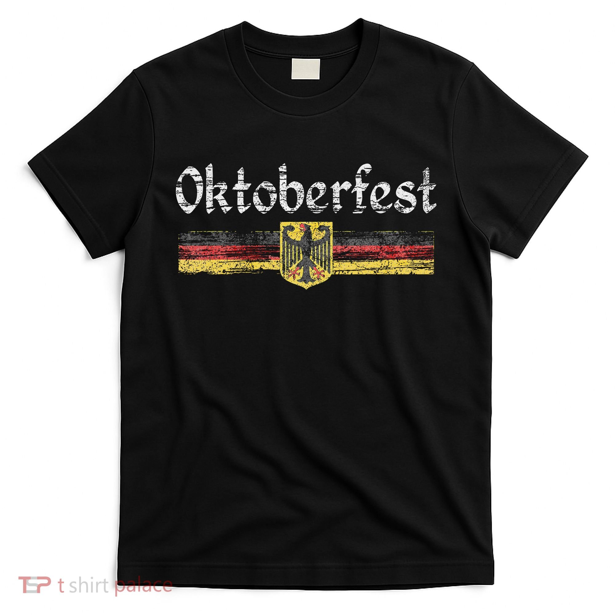 Oktoberfest German Beer Vintage German Flag T-Shirt