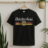 Oktoberfest German Beer Vintage German Flag T-Shirt thumb 2