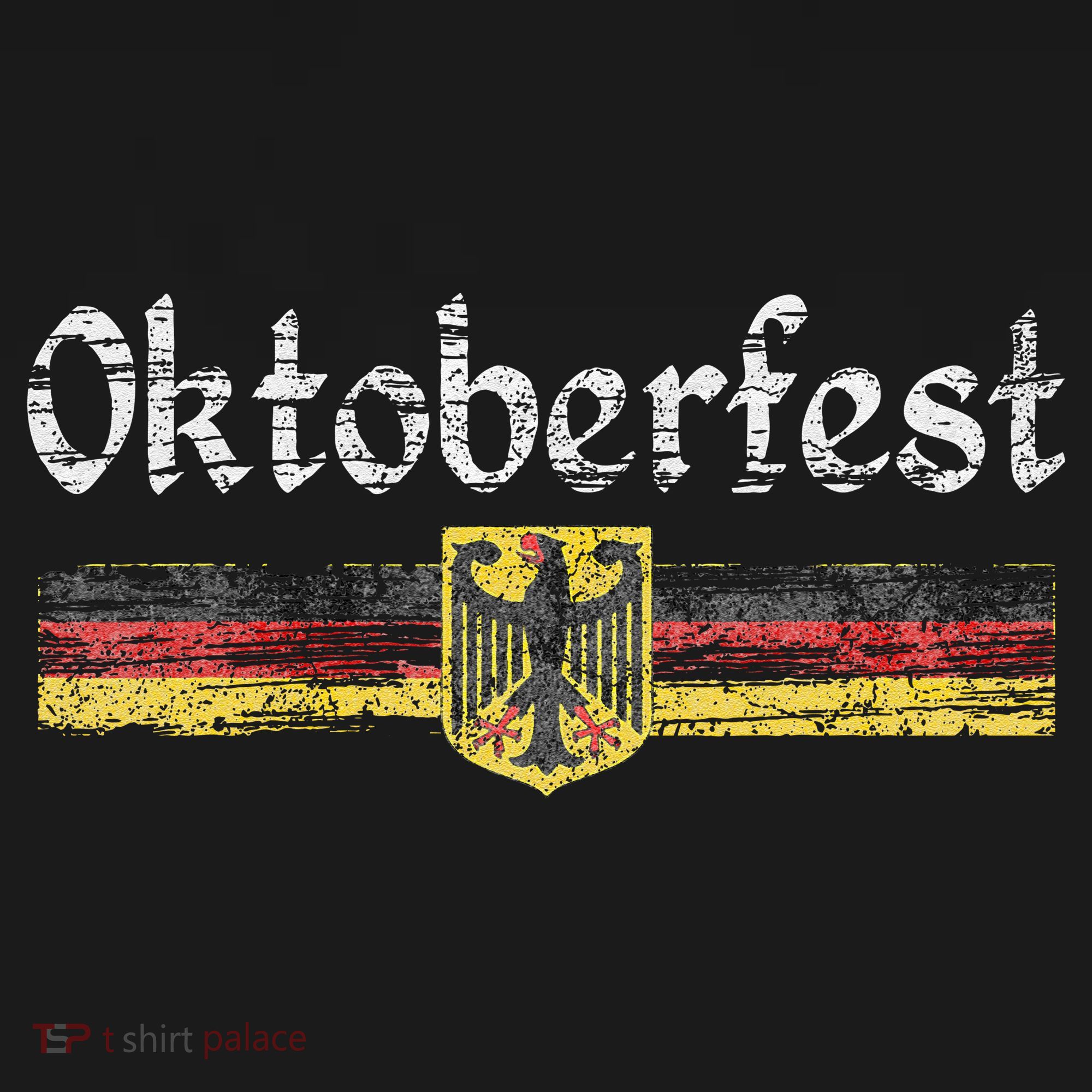 Oktoberfest German Beer Vintage German Flag T-Shirt