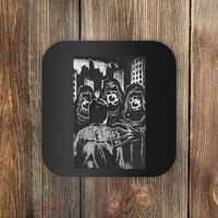 Occult Gothic Black Metal Dark Aesthetic Goth Coaster thumb 0