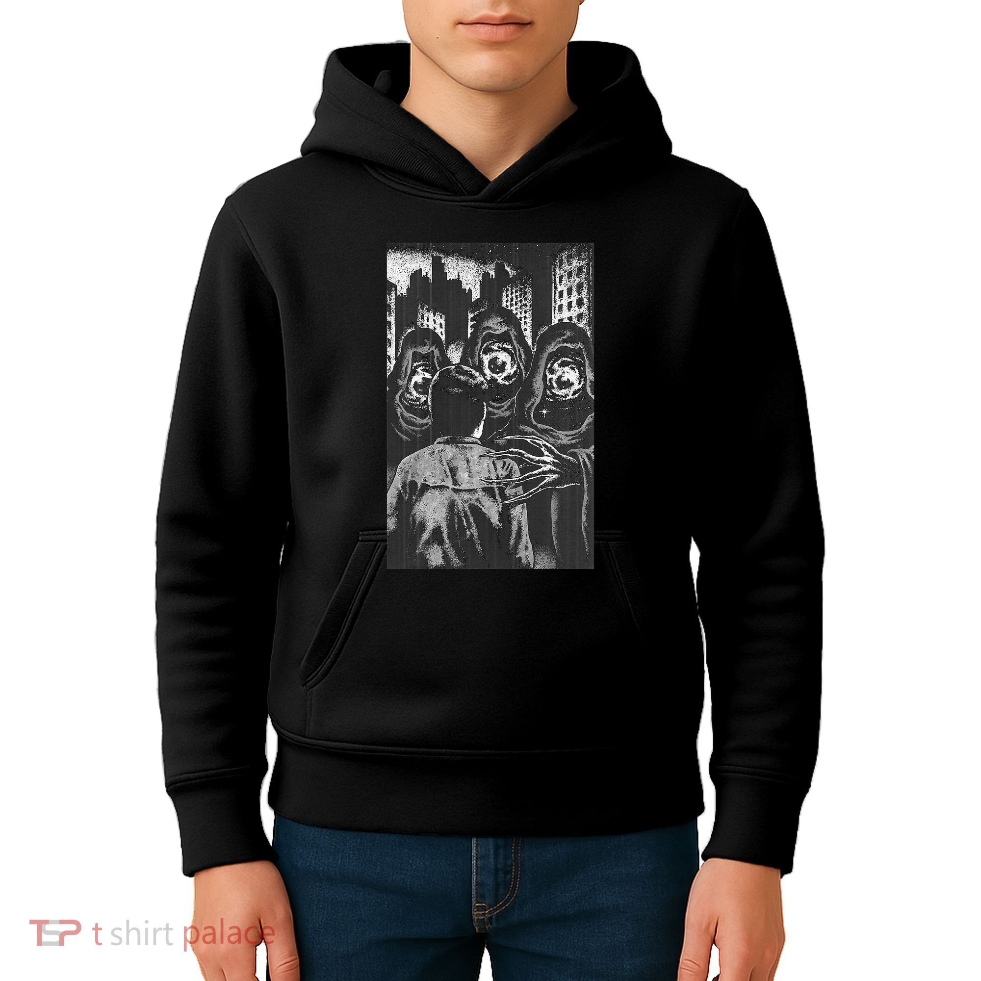 Occult Gothic Black Metal Dark Aesthetic Goth Kids Hoodie