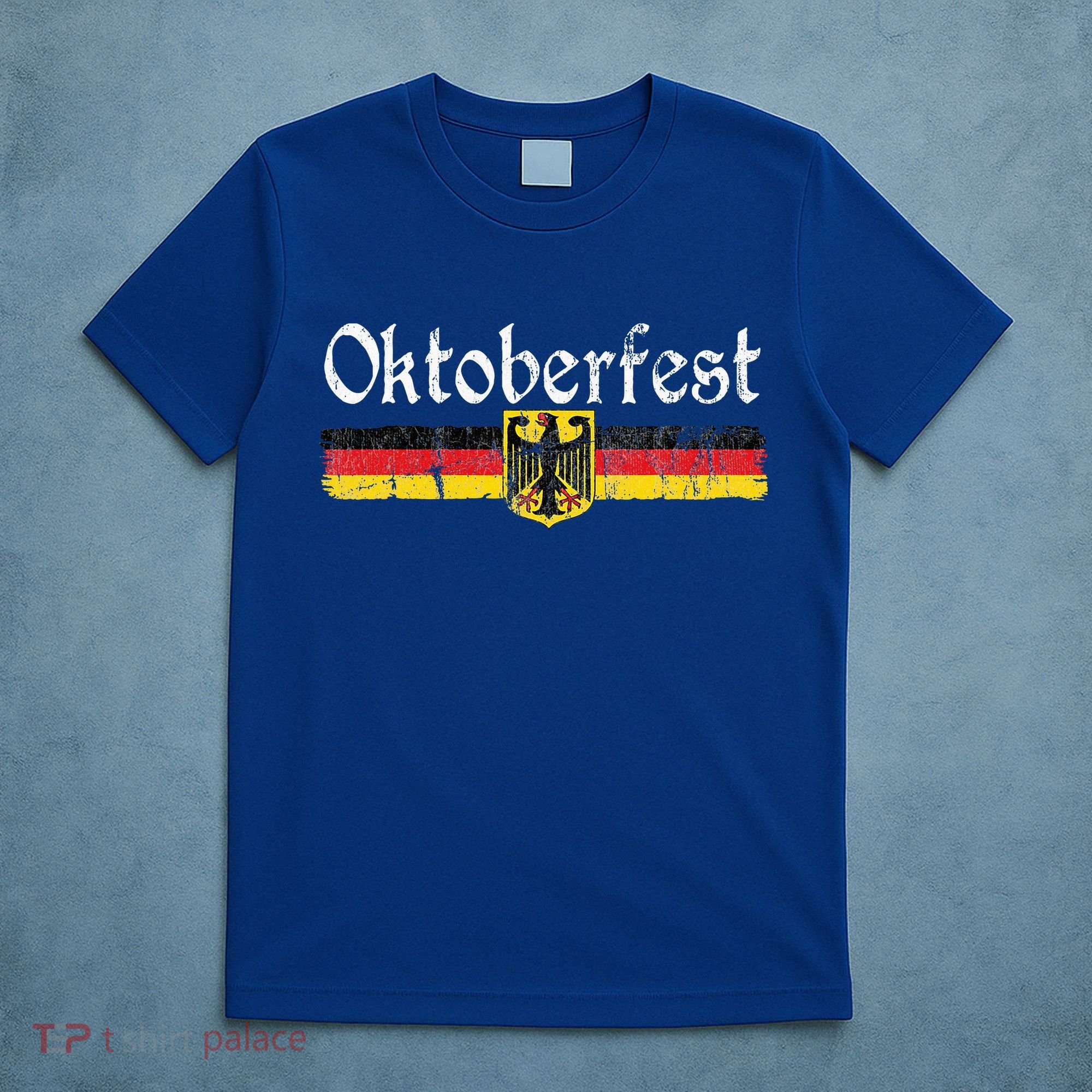 Oktoberfest German Beer Vintage German Flag T-Shirt