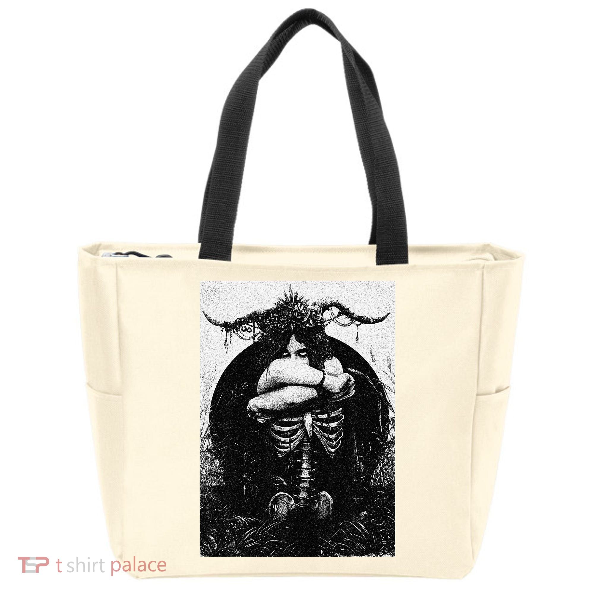 Occult Gothic Black Metal Dark Aesthetic Goth Tote Bag
