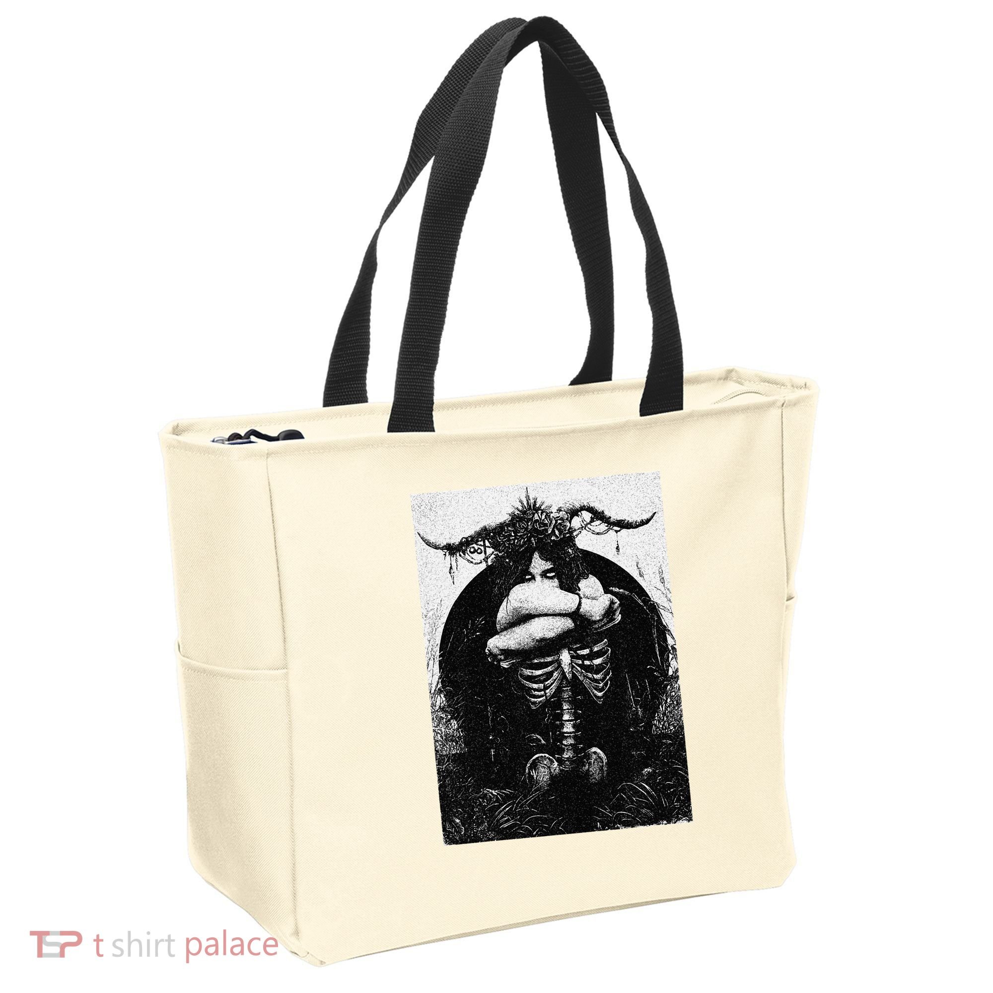 Occult Gothic Black Metal Dark Aesthetic Goth Tote Bag