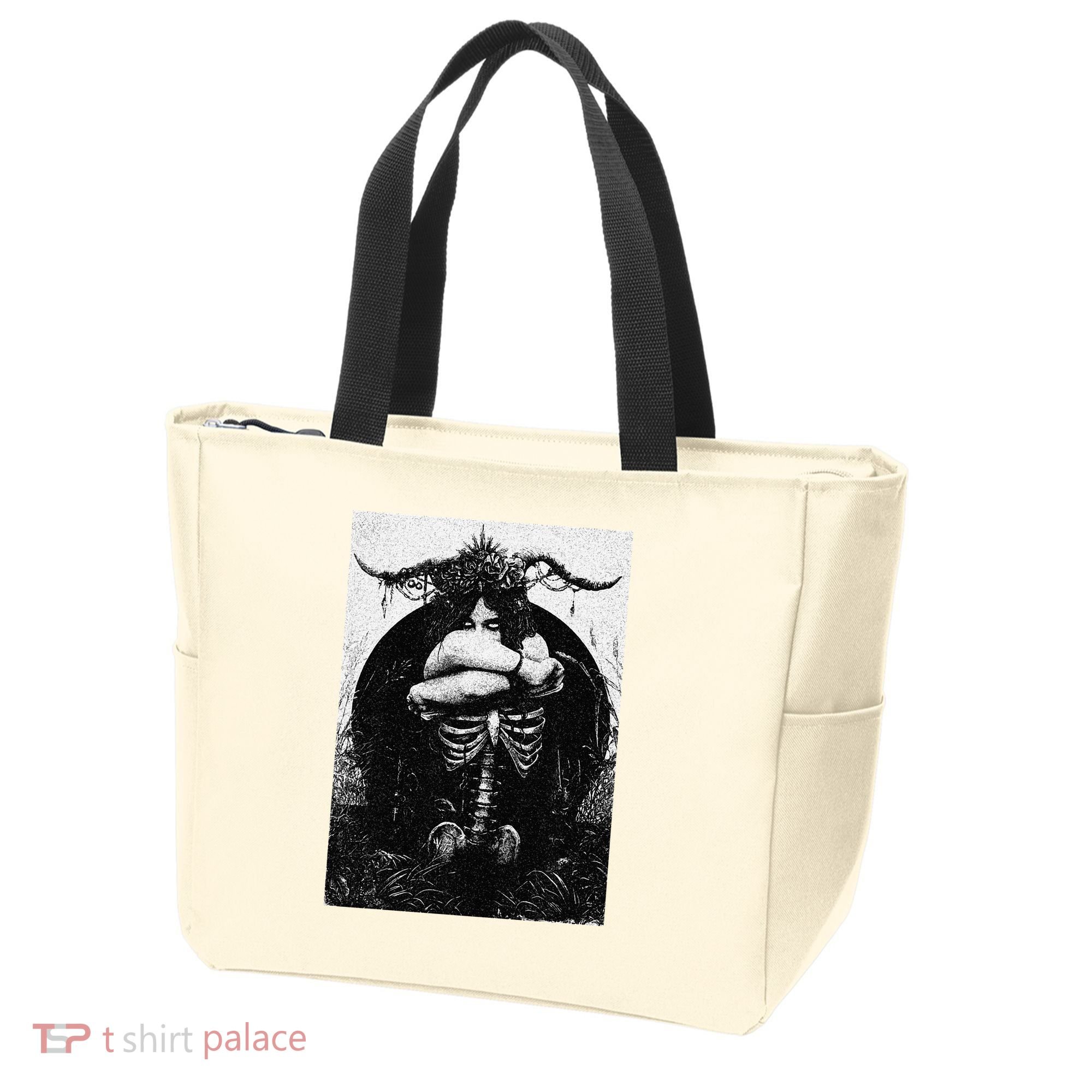 Occult Gothic Black Metal Dark Aesthetic Goth Tote Bag
