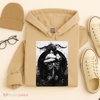 Occult Gothic Black Metal Dark Aesthetic Goth Hoodie thumb 4