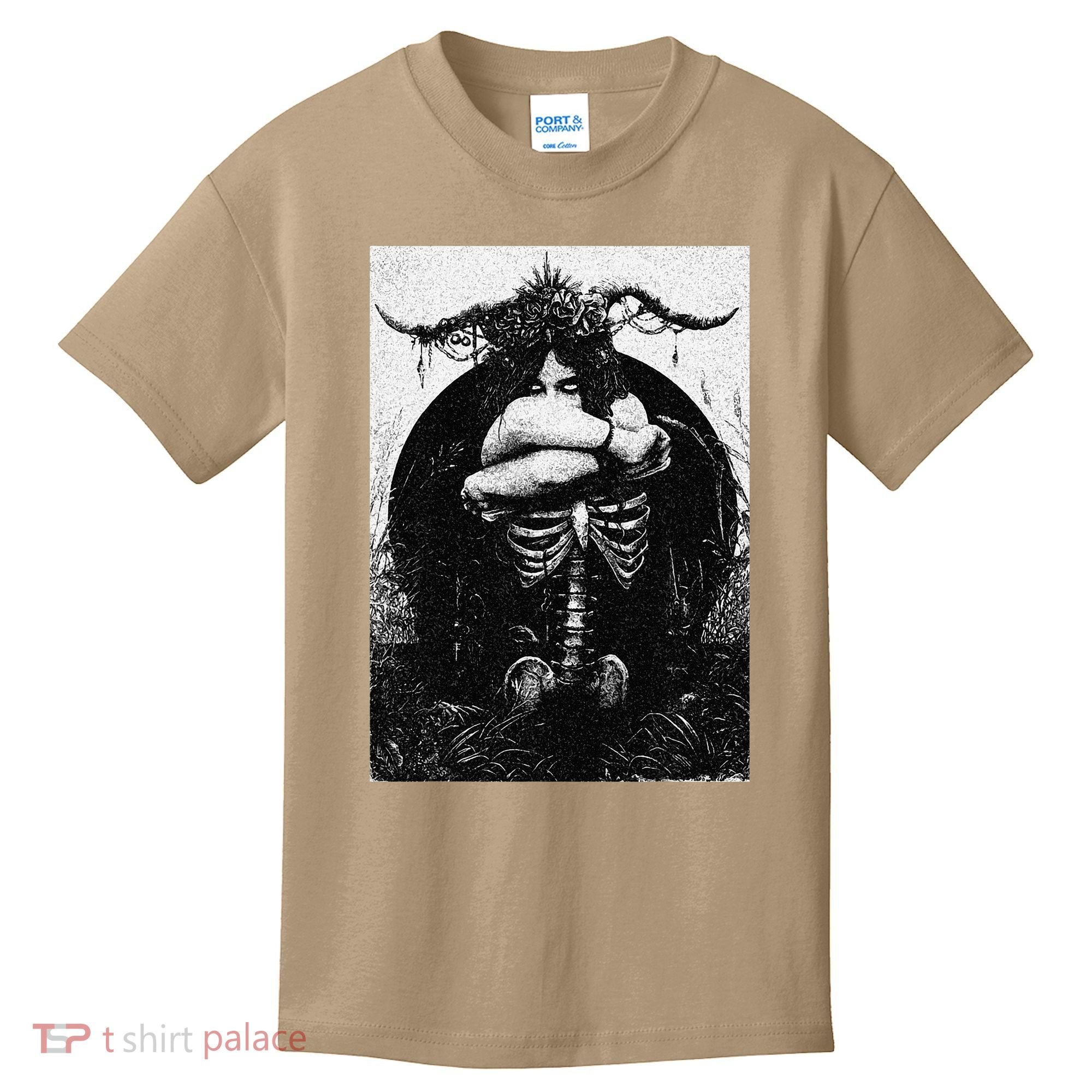 Occult Gothic Black Metal Dark Aesthetic Goth Kids T-Shirt