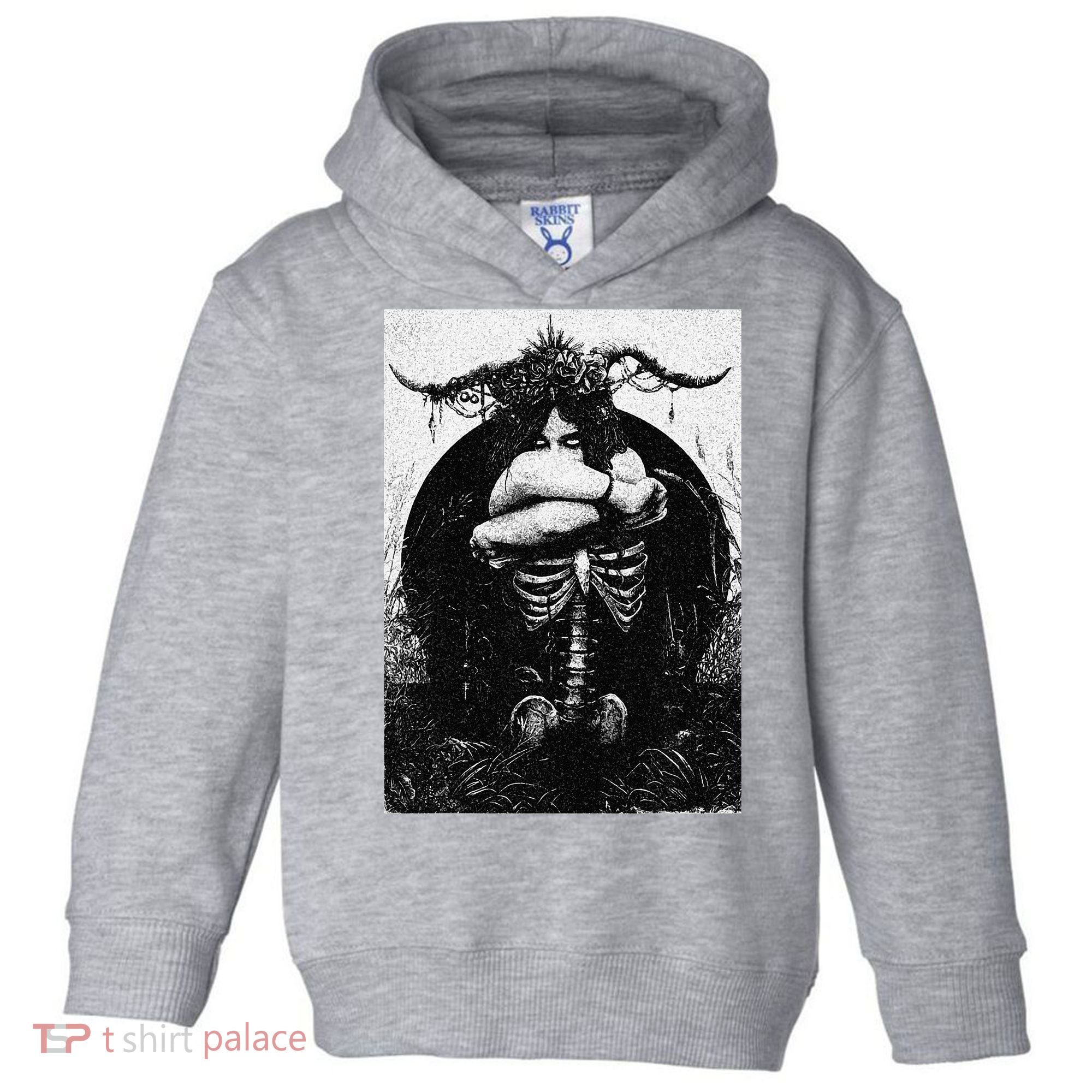 Occult Gothic Black Metal Dark Aesthetic Goth Toddler Hoodie