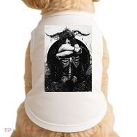 Occult Gothic Black Metal Dark Aesthetic Goth Doggie Tank thumb 0