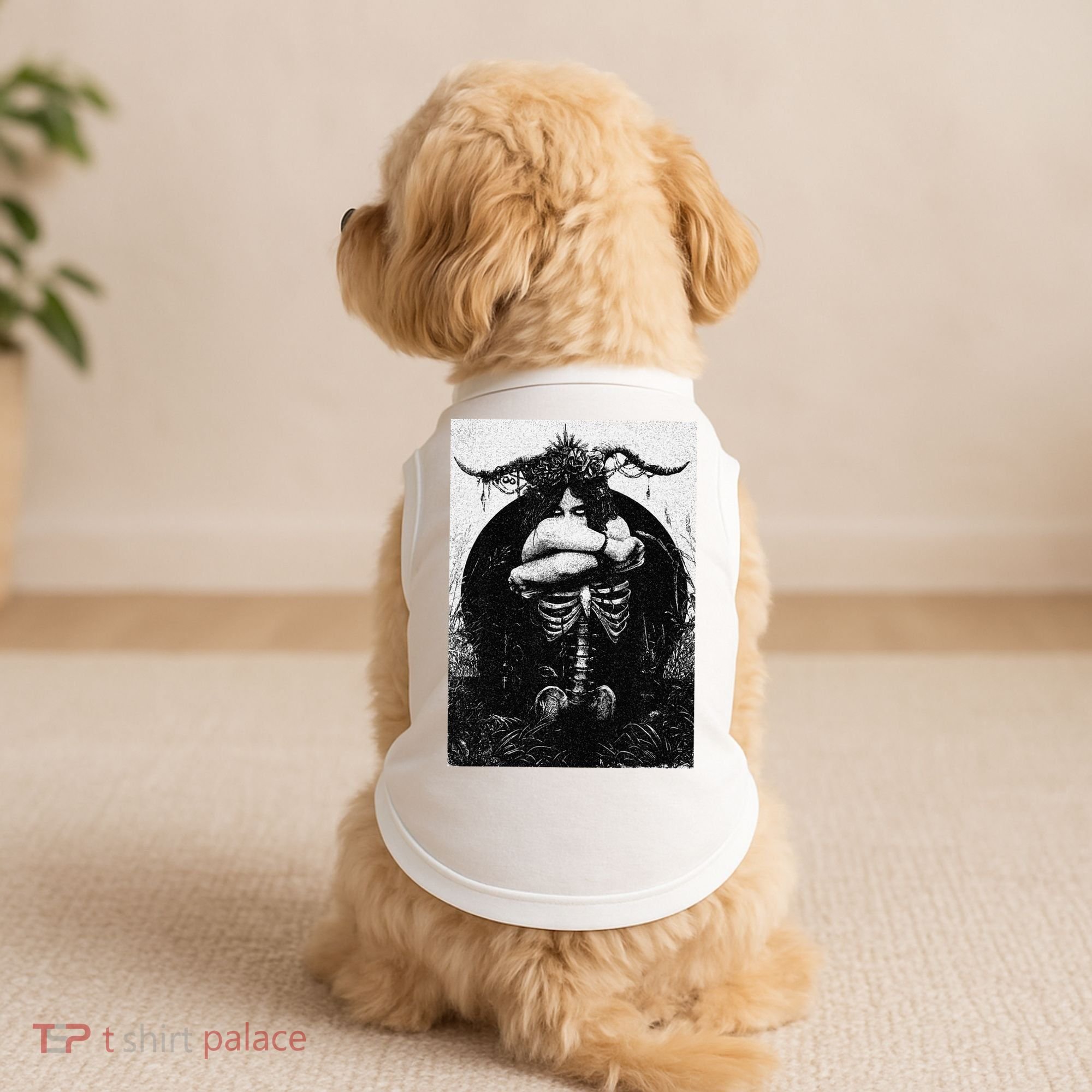 Occult Gothic Black Metal Dark Aesthetic Goth Doggie Tank