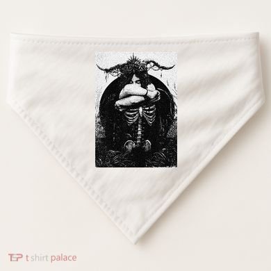 Occult Gothic Black Metal Dark Aesthetic Goth USA-Made Doggie Bandana