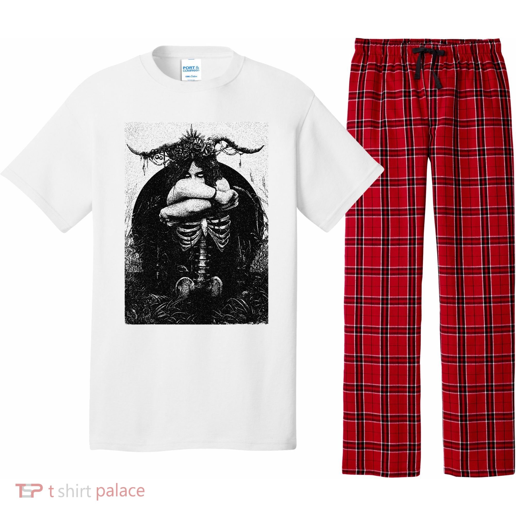 Occult Gothic Black Metal Dark Aesthetic Goth Pajama Set