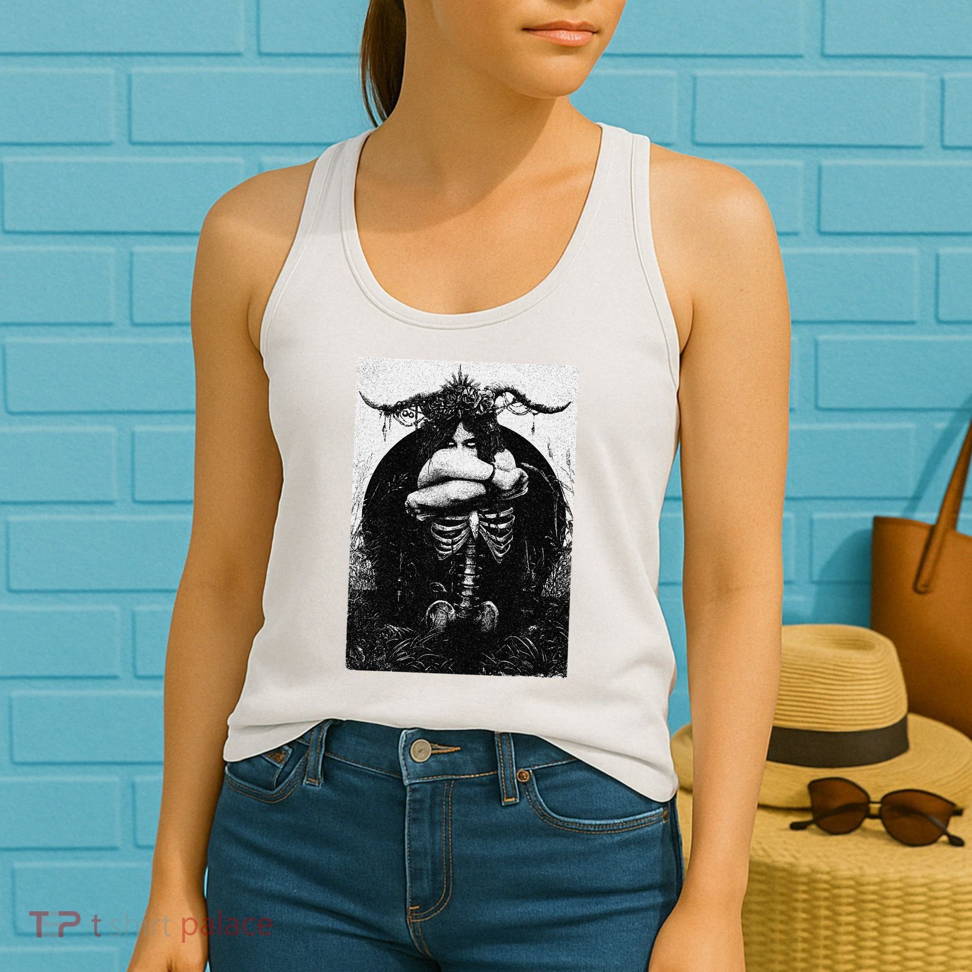 Occult Gothic Black Metal Dark Aesthetic Goth Women's Tank Top