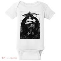 Occult Gothic Black Metal Dark Aesthetic Goth Baby Bodysuit thumb 0