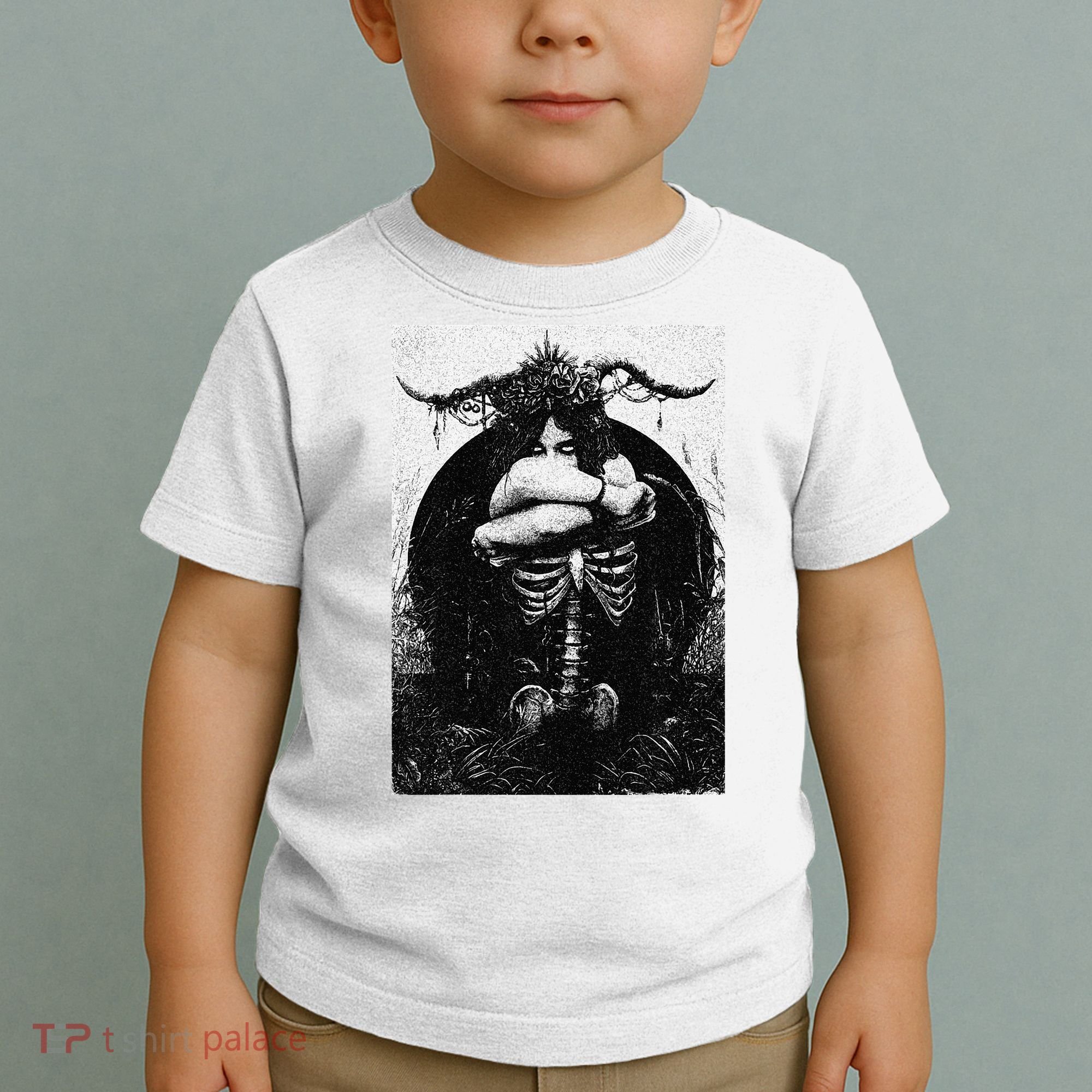 Occult Gothic Black Metal Dark Aesthetic Goth Toddler T-Shirt