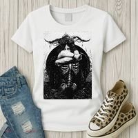 Occult Gothic Black Metal Dark Aesthetic Goth Women's T-Shirt thumb 3