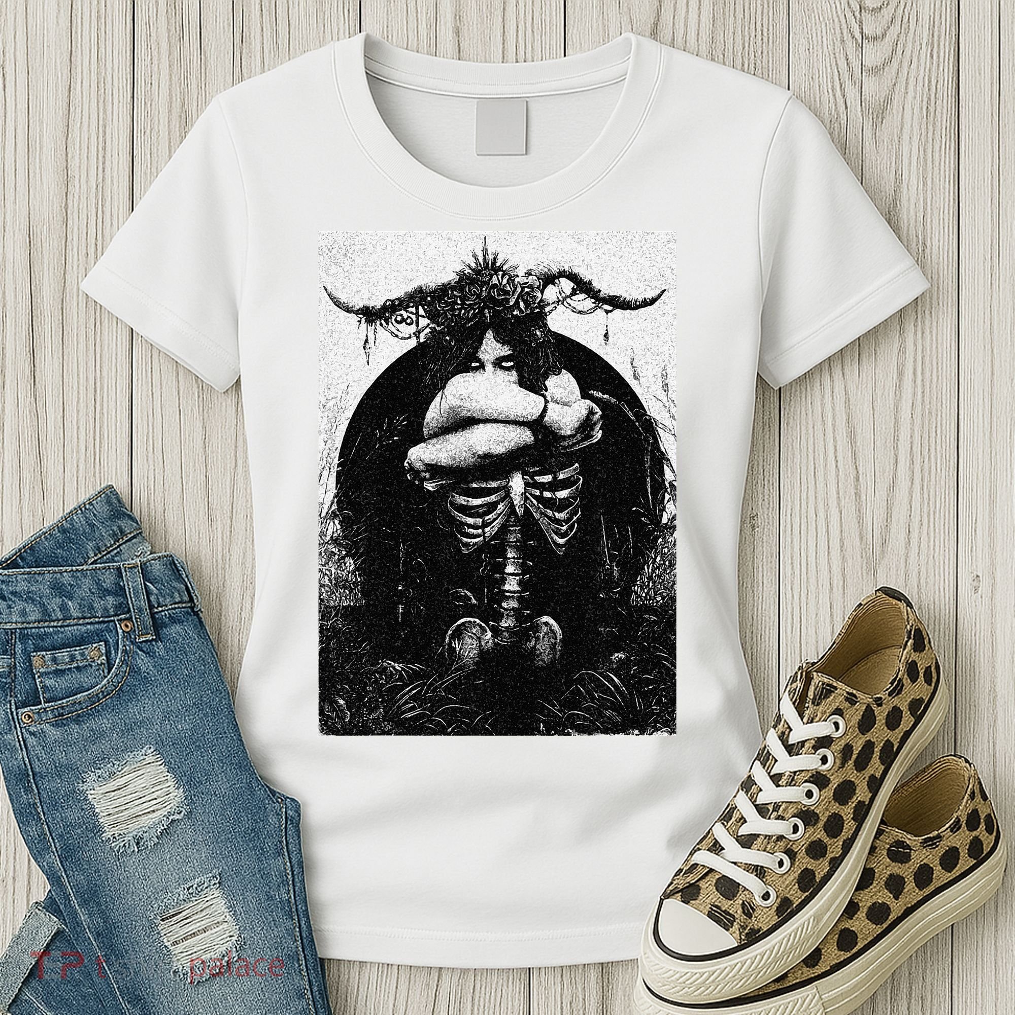 Occult Gothic Black Metal Dark Aesthetic Goth Women's T-Shirt