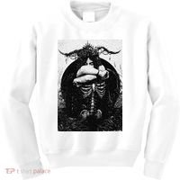 Occult Gothic Black Metal Dark Aesthetic Goth Kids Sweatshirt thumb 0