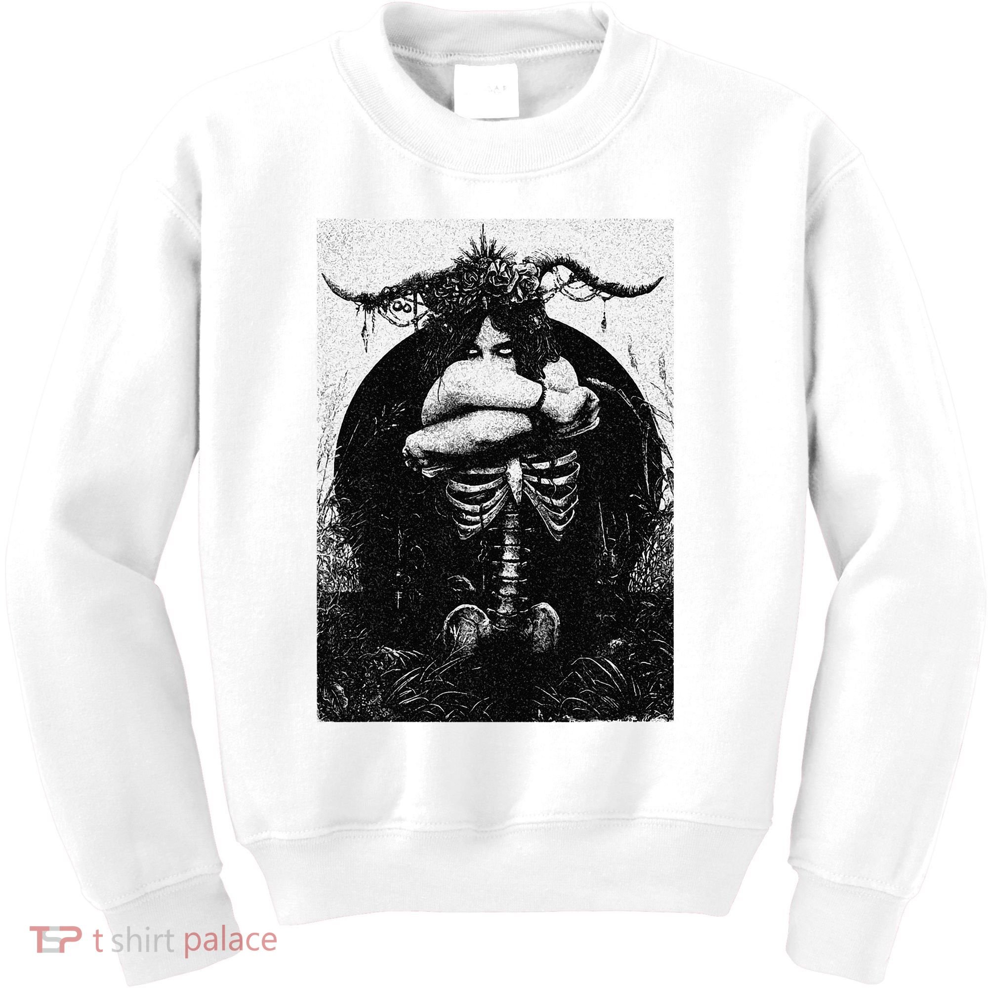 Occult Gothic Black Metal Dark Aesthetic Goth Kids Sweatshirt