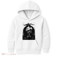Occult Gothic Black Metal Dark Aesthetic Goth Kids Hoodie thumb 0