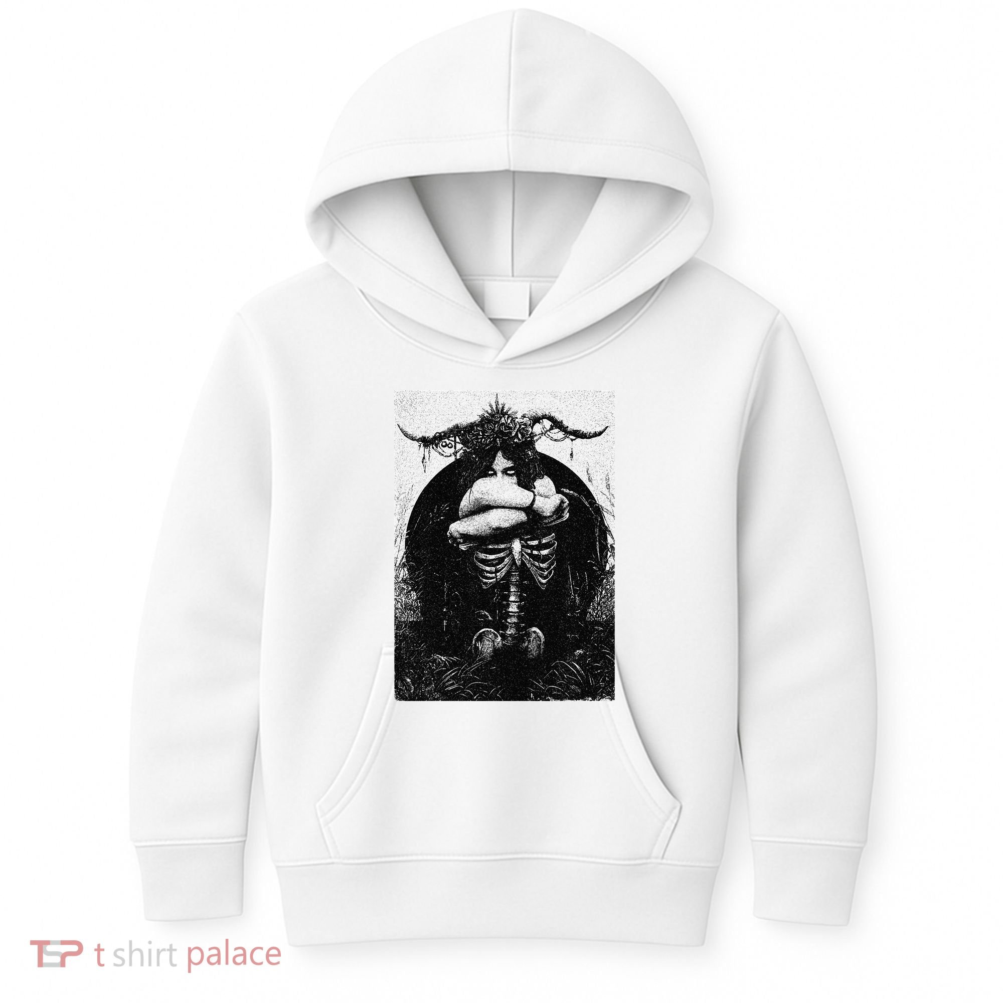 Occult Gothic Black Metal Dark Aesthetic Goth Kids Hoodie