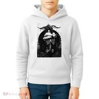 Occult Gothic Black Metal Dark Aesthetic Goth Kids Hoodie thumb 4