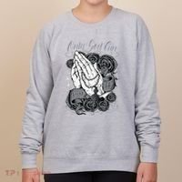 Only God Can Judge Me Chicano Graphic Art Women's Sweatshirt thumb 0