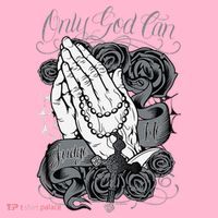 Only God Can Judge Me Chicano Graphic Art Coaster thumb 2