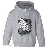 Only God Can Judge Me Chicano Graphic Art Toddler Hoodie thumb 0