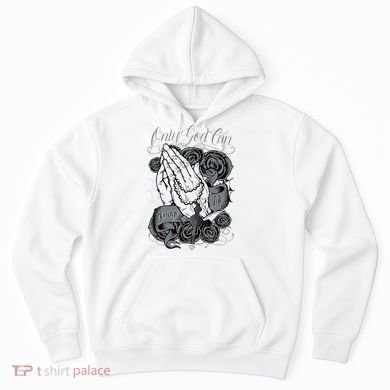 Only God Can Judge Me Chicano Graphic Art Hoodie