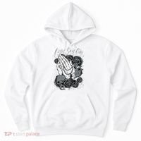 Only God Can Judge Me Chicano Graphic Art Hoodie thumb 0