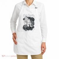 Only God Can Judge Me Chicano Graphic Art Apron thumb 2